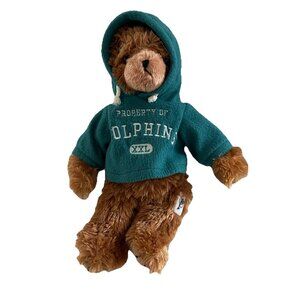 NFL Miami Dolphins Hoodie Bear Property of Dolphins XXL By Good Stuff Plush